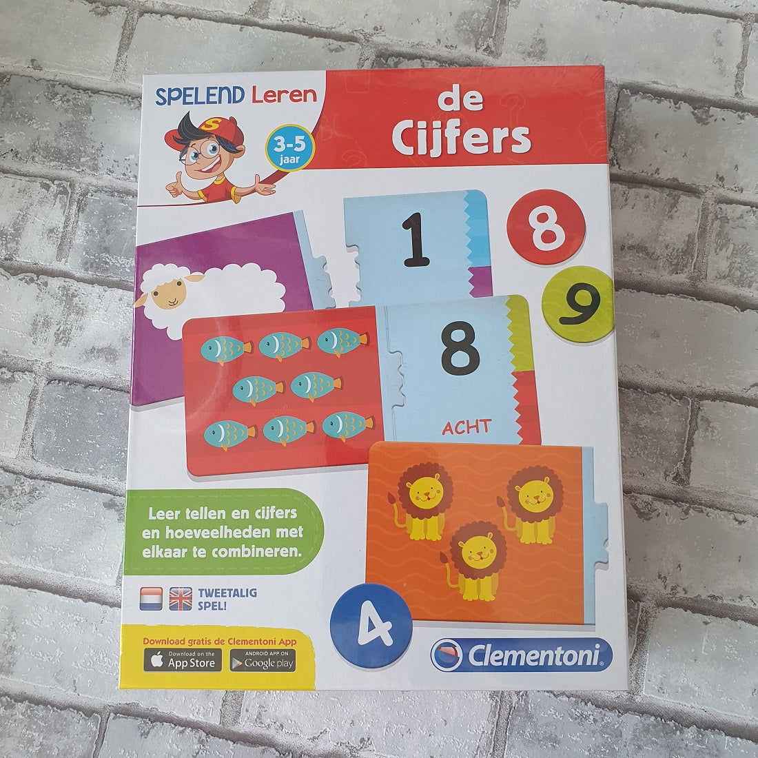 Spelend leren - De cijfers - 20 stukjes