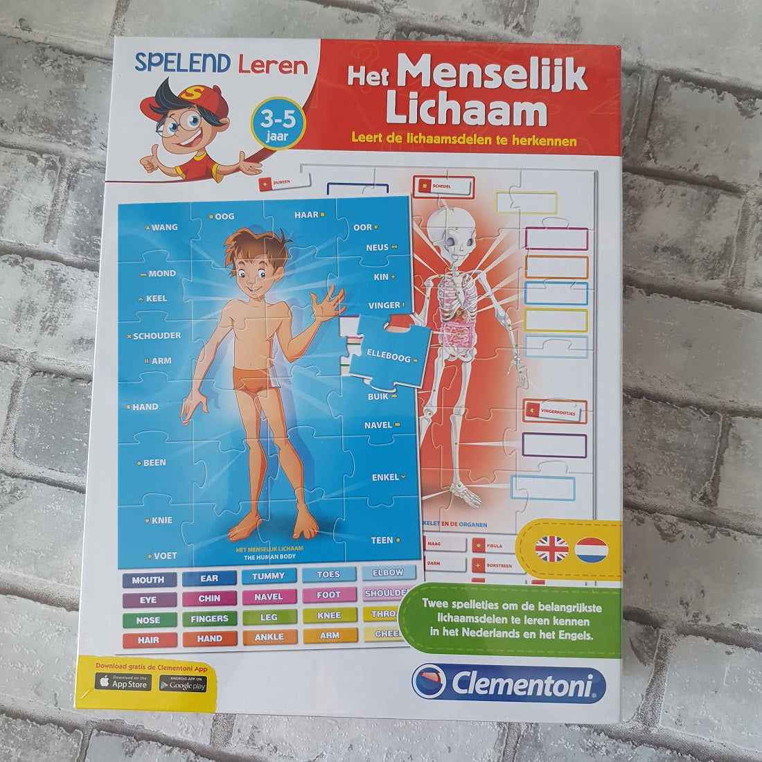 Spelend leren - Het menselijk lichaam - 24 stukjes