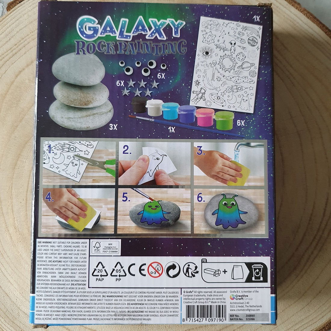 Steen schilderen Galaxy - Hobby en meer