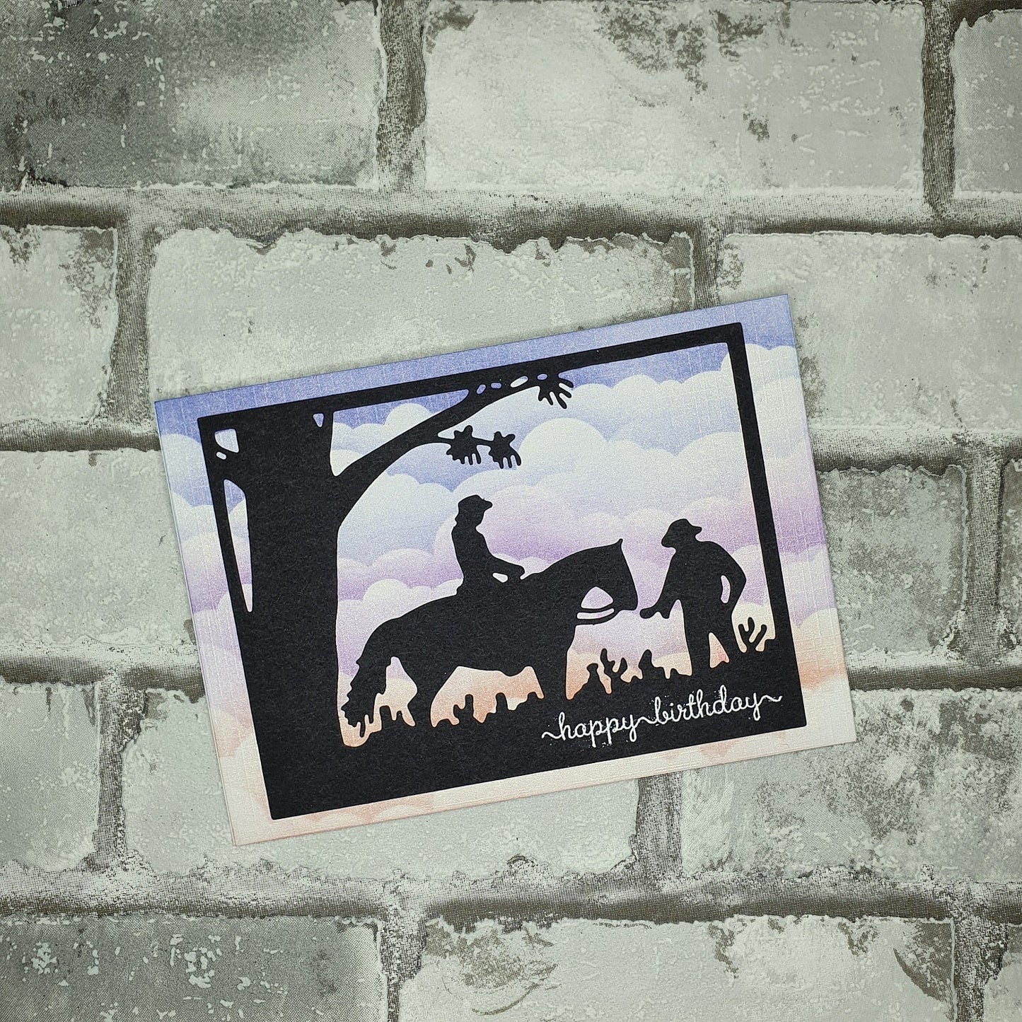 Verjaardag kaartje - Cowboy - Happy birthday - Hobby en meer