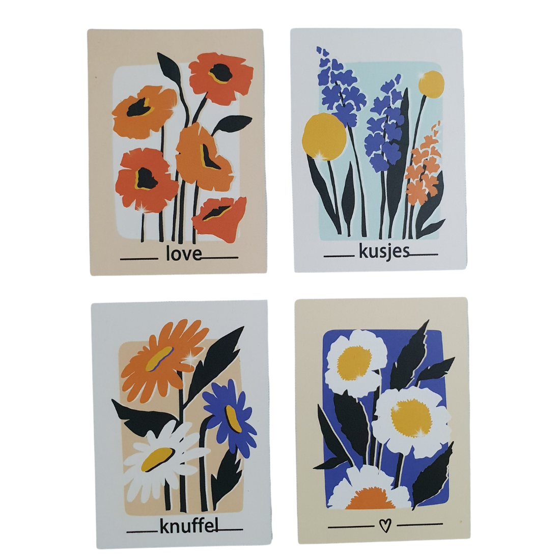 Diamond painting kaarten - Bloemen