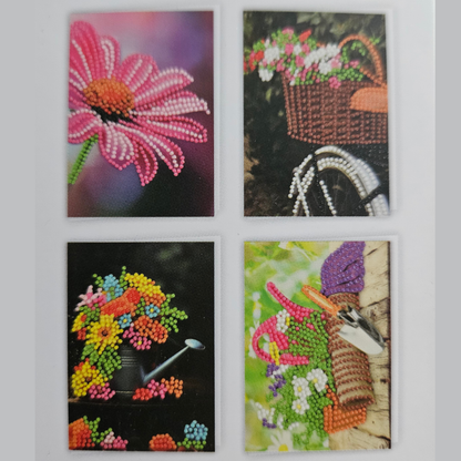 Diamond painting kaarten - Bloemen