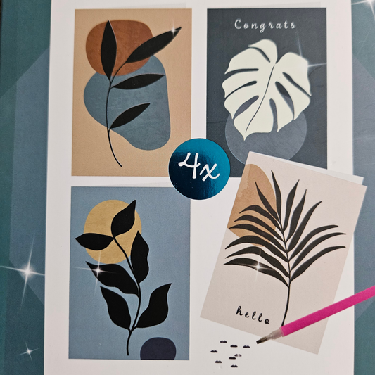 Diamond painting kaarten - Plantjes