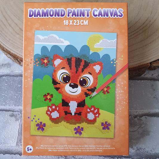 Diamond painting tijger, DIY kit