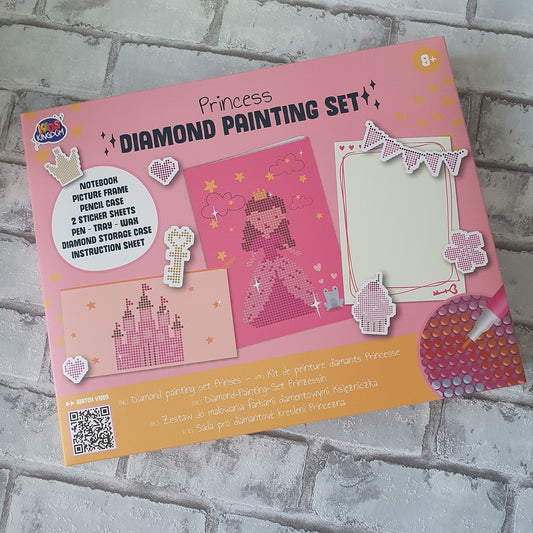Diy kit diamond painting set prinsessen