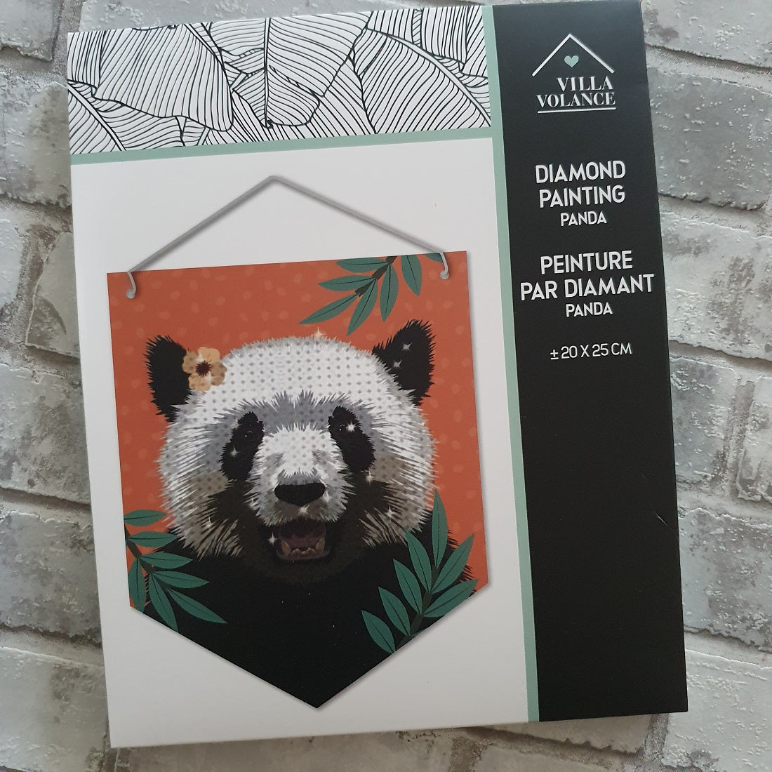 Diamond painting banner - Panda