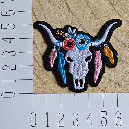 Strijk emblemen setje western