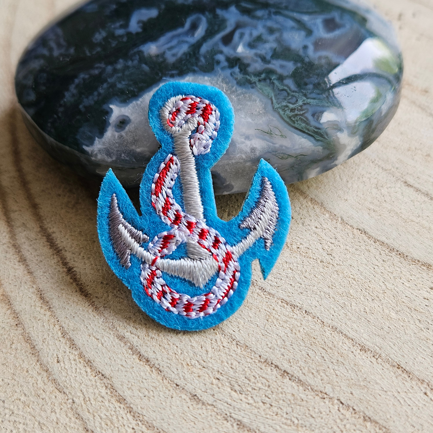 Strijk embleem - Iron on Patch - Anker