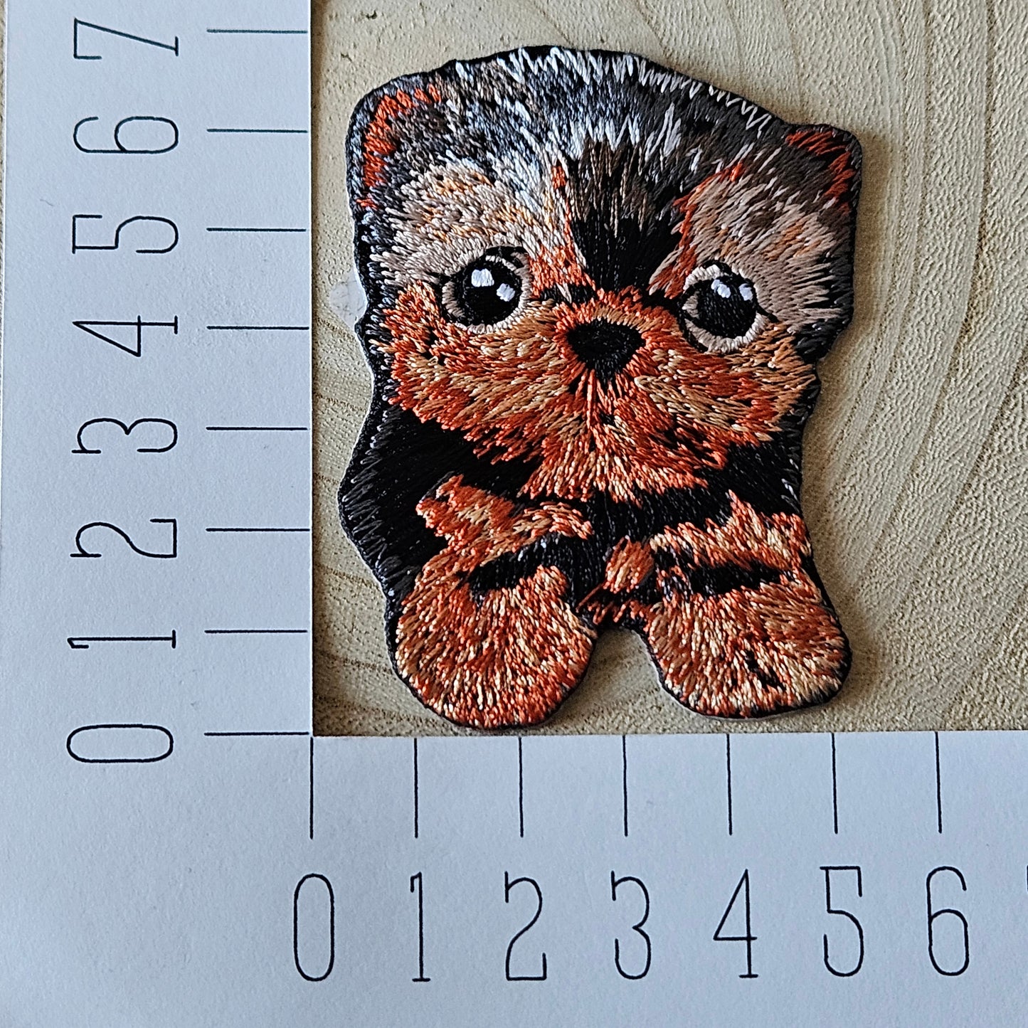 Strijk embleem - Iron on Patch - Yorkshire terrier