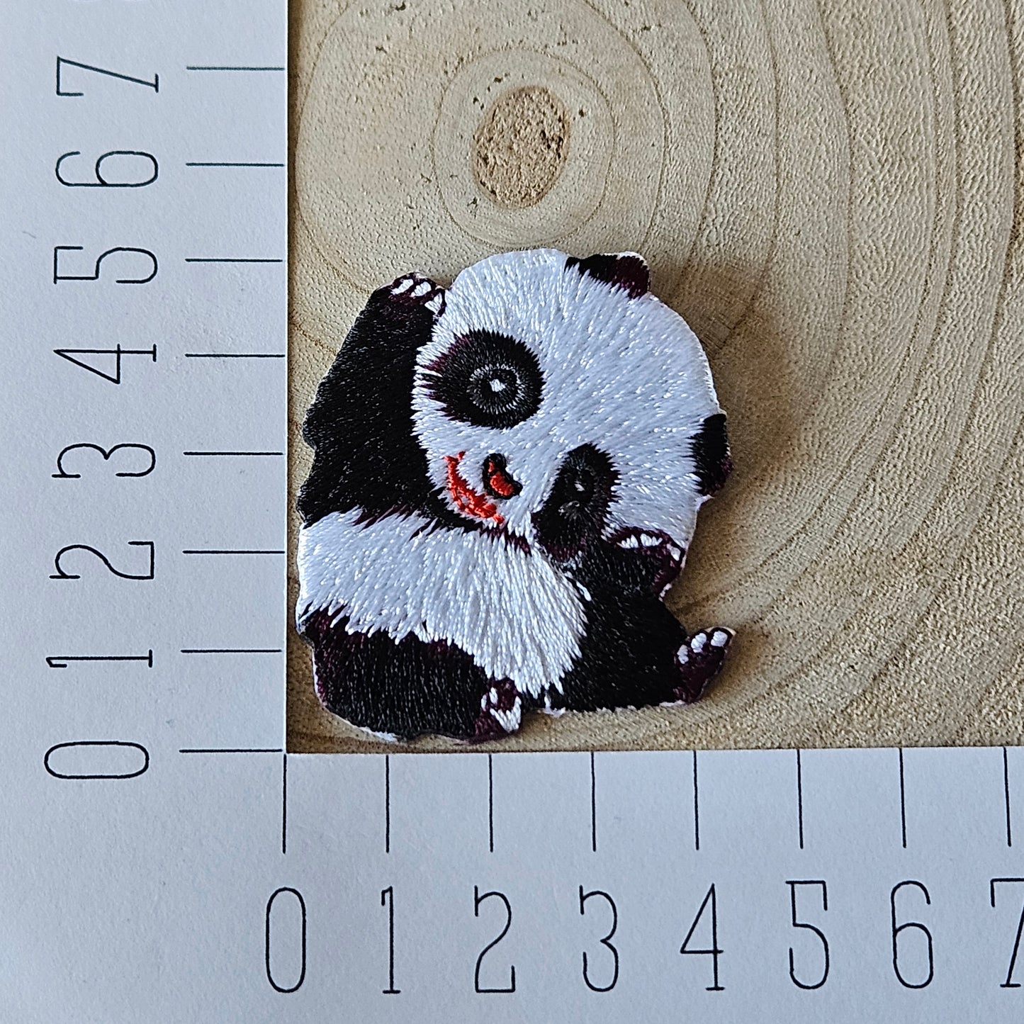 Strijk embleem - Iron on Patch - Panda