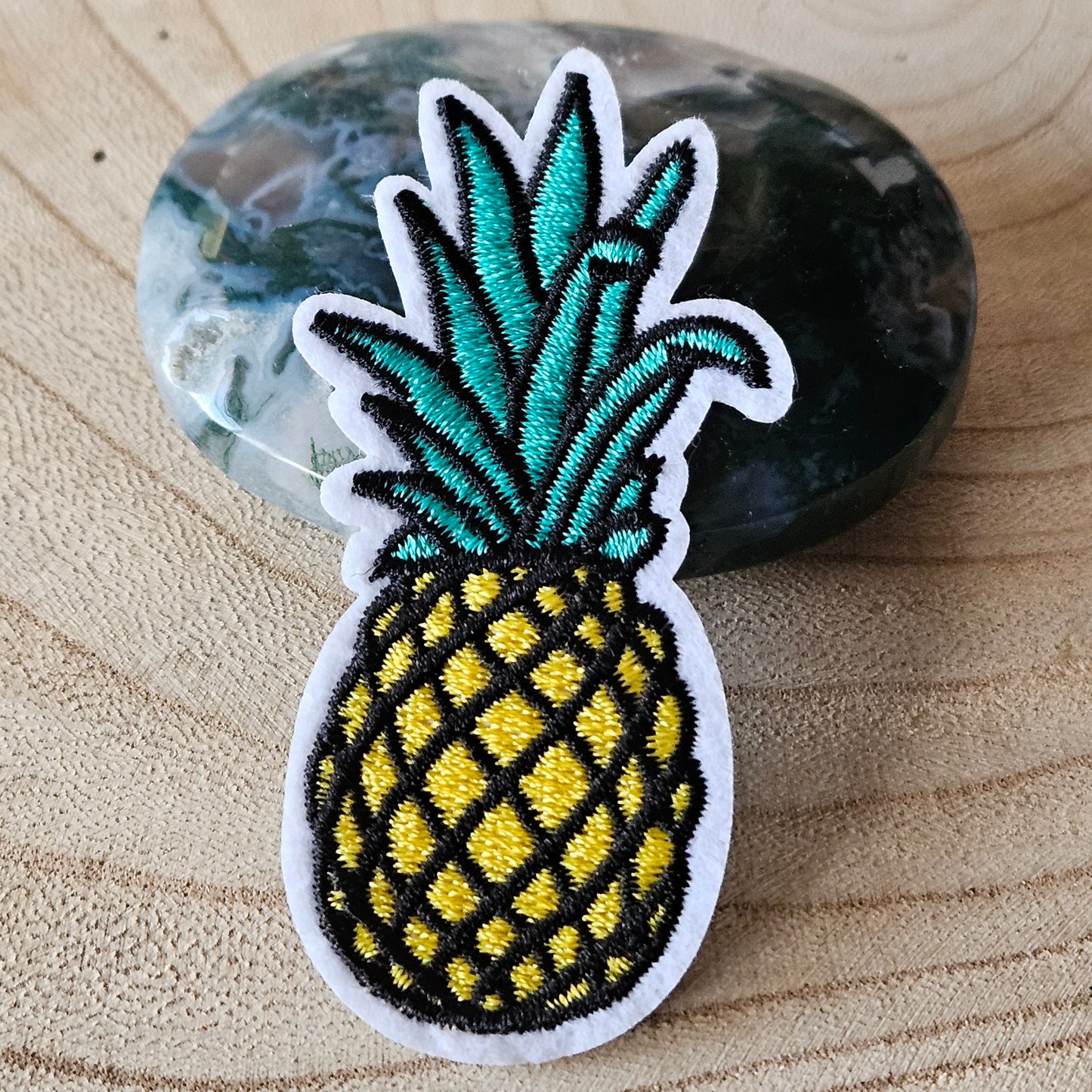 Strijk embleem - Iron on Patch -  Ananas