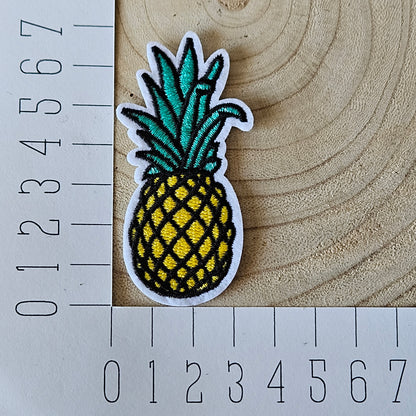 Strijk embleem - Iron on Patch -  Ananas