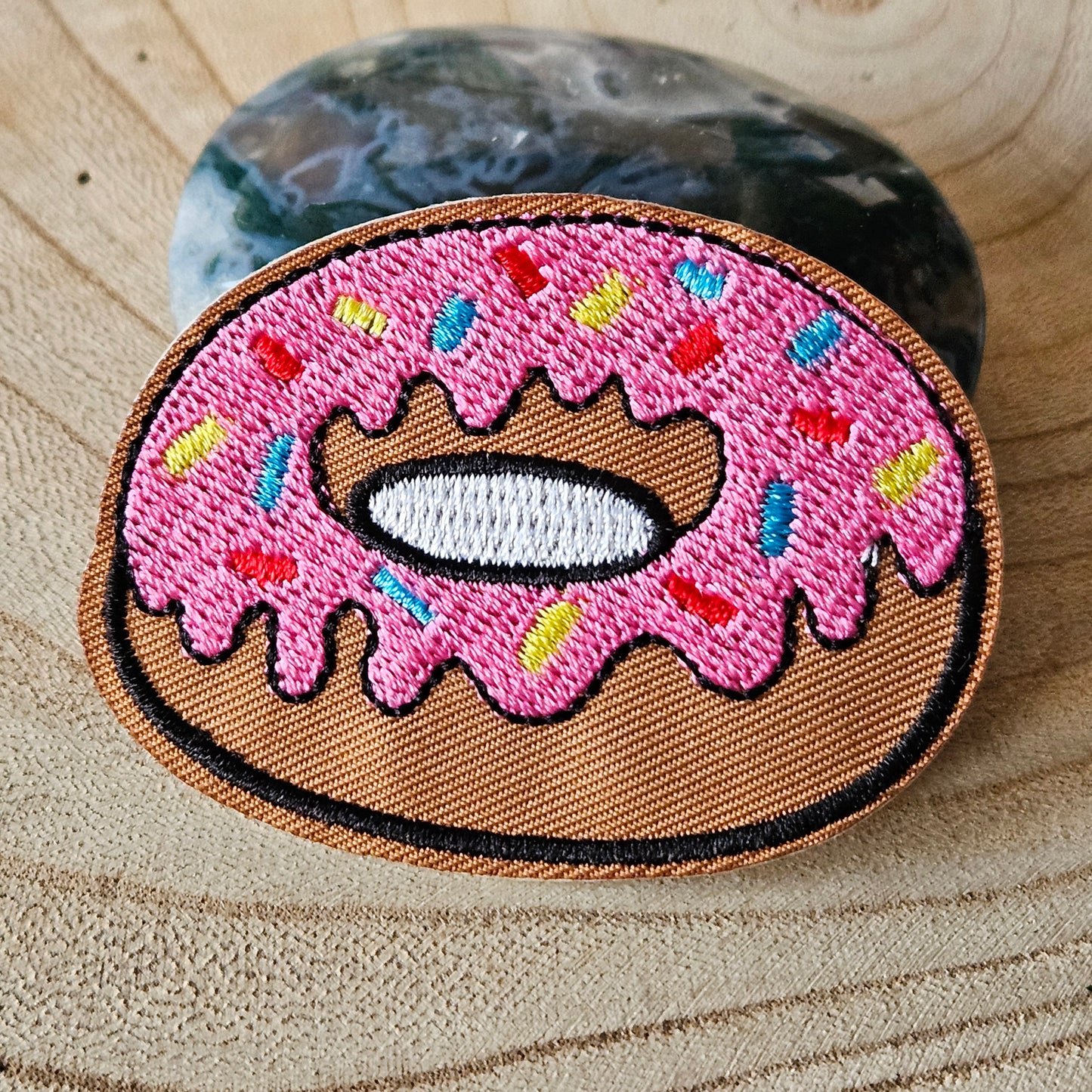 Strijk embleem - Iron on Patch - Donut