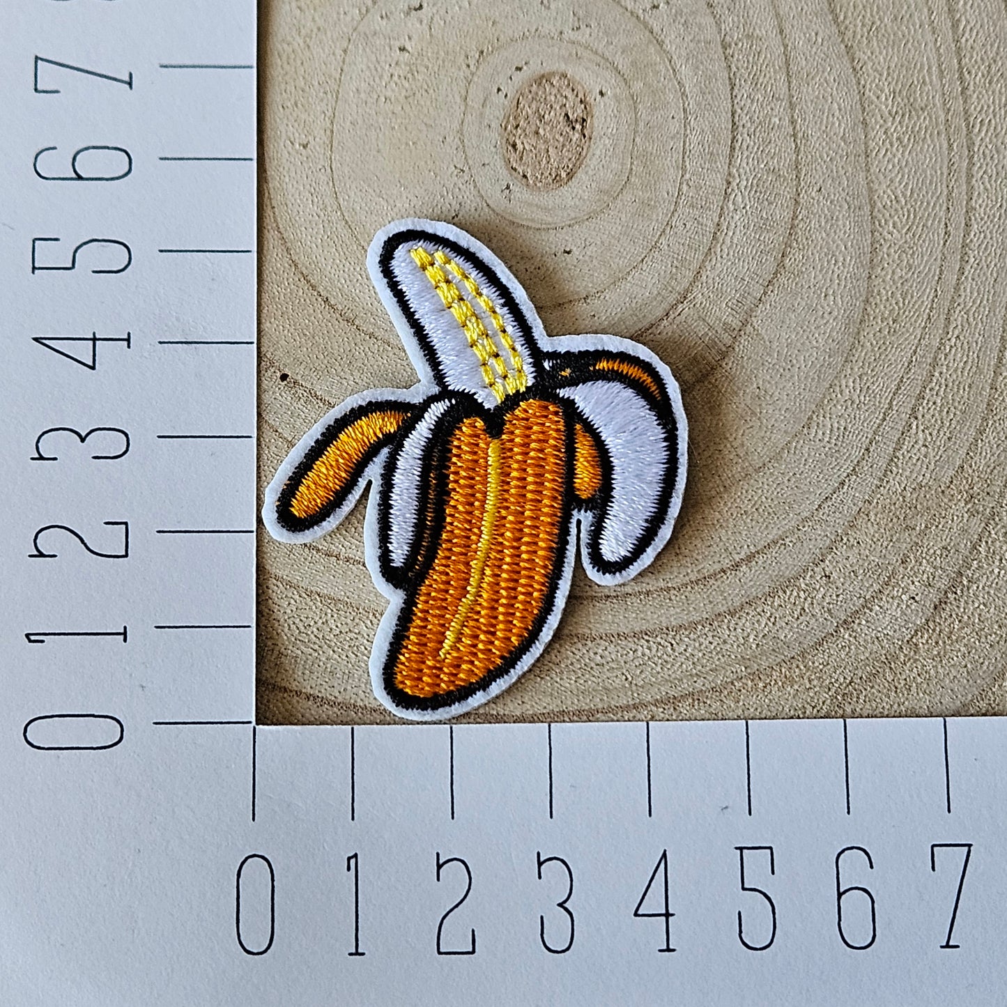 Strijk embleem - Iron on Patch - Banaan