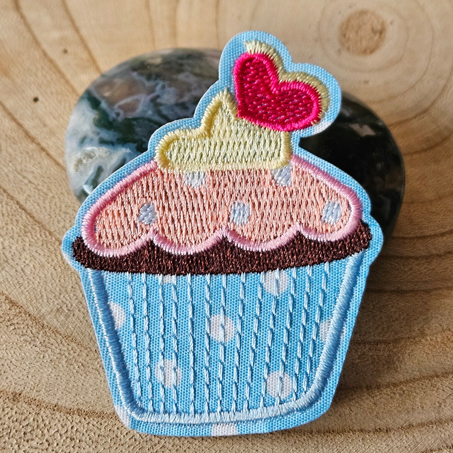 Strijk embleem - Iron on Patch -  Cupcake