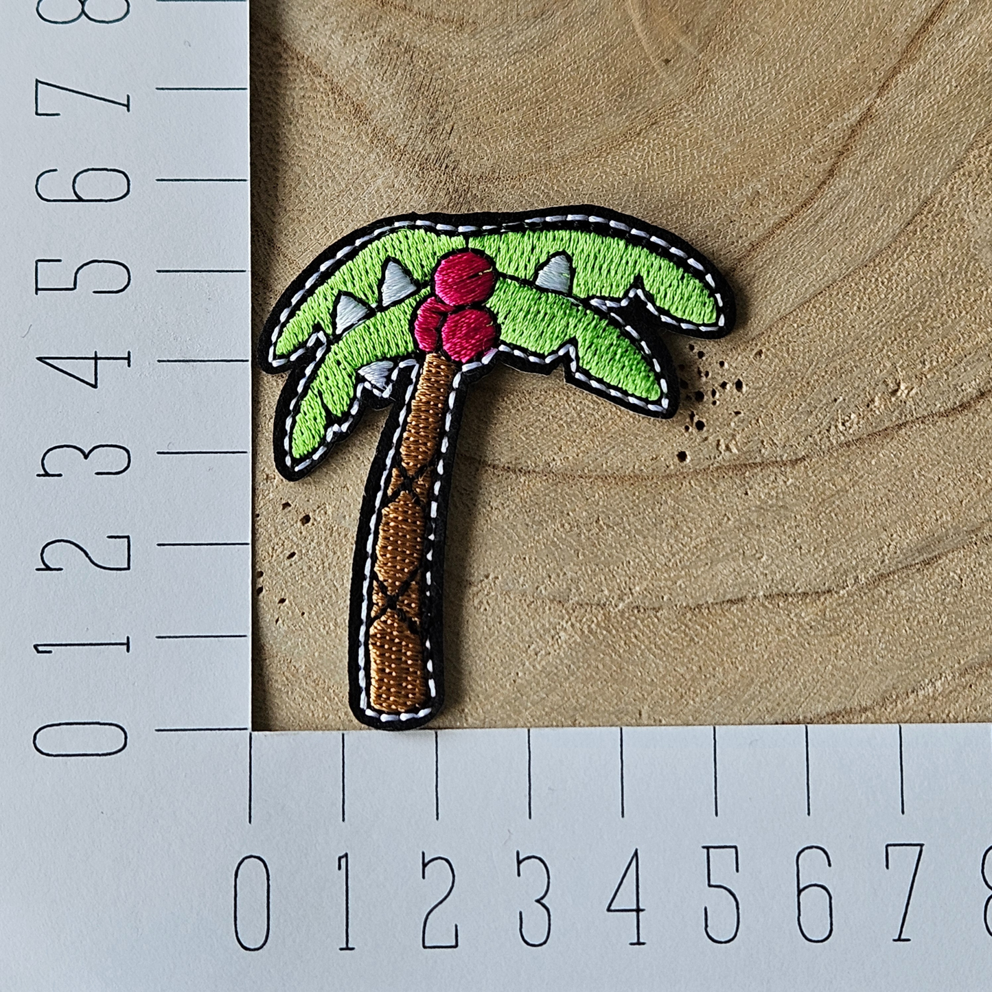 Strijk embleem - Iron on Patch -  Palmboom