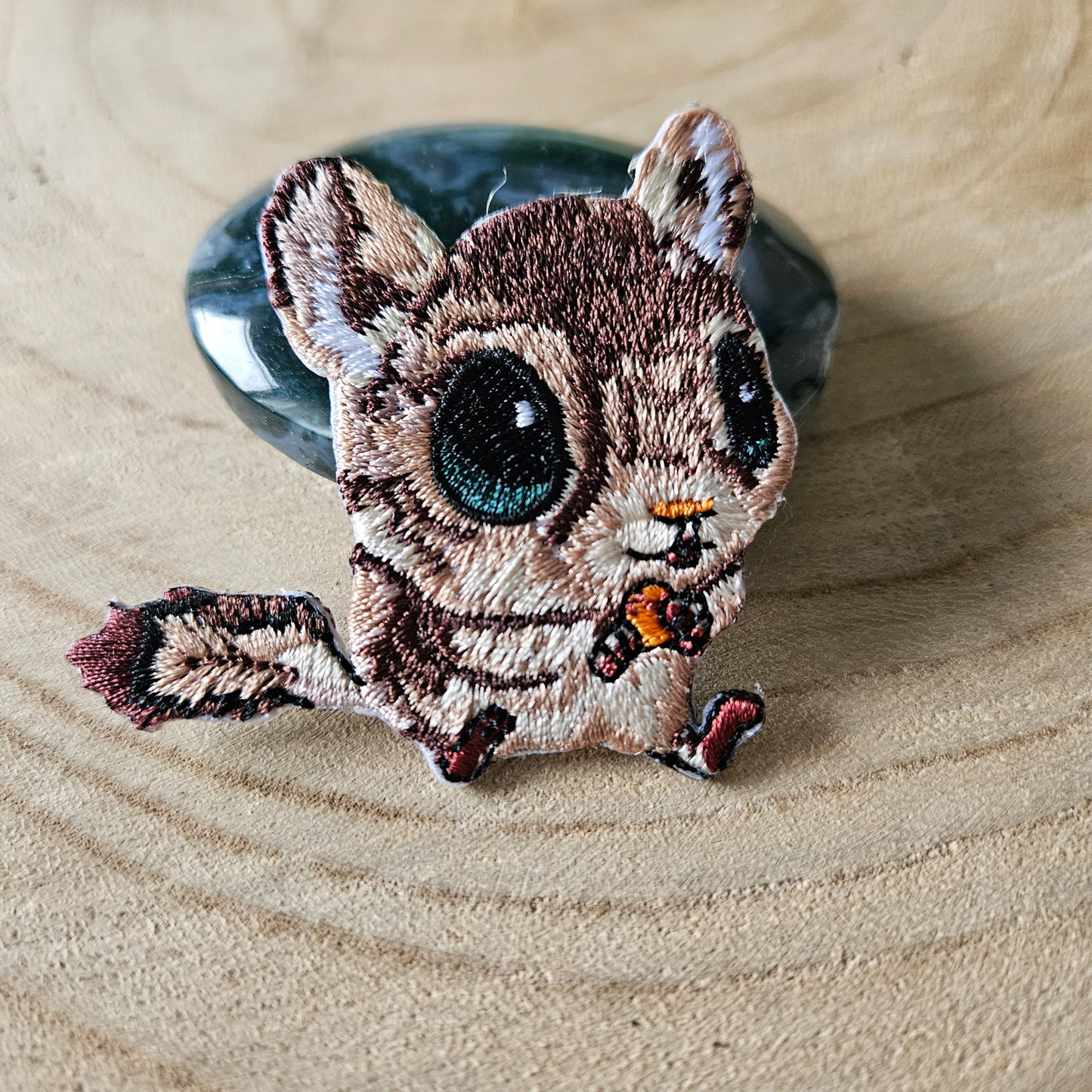 Strijk embleem - Iron on Patch -  Vliegende eekhoorn