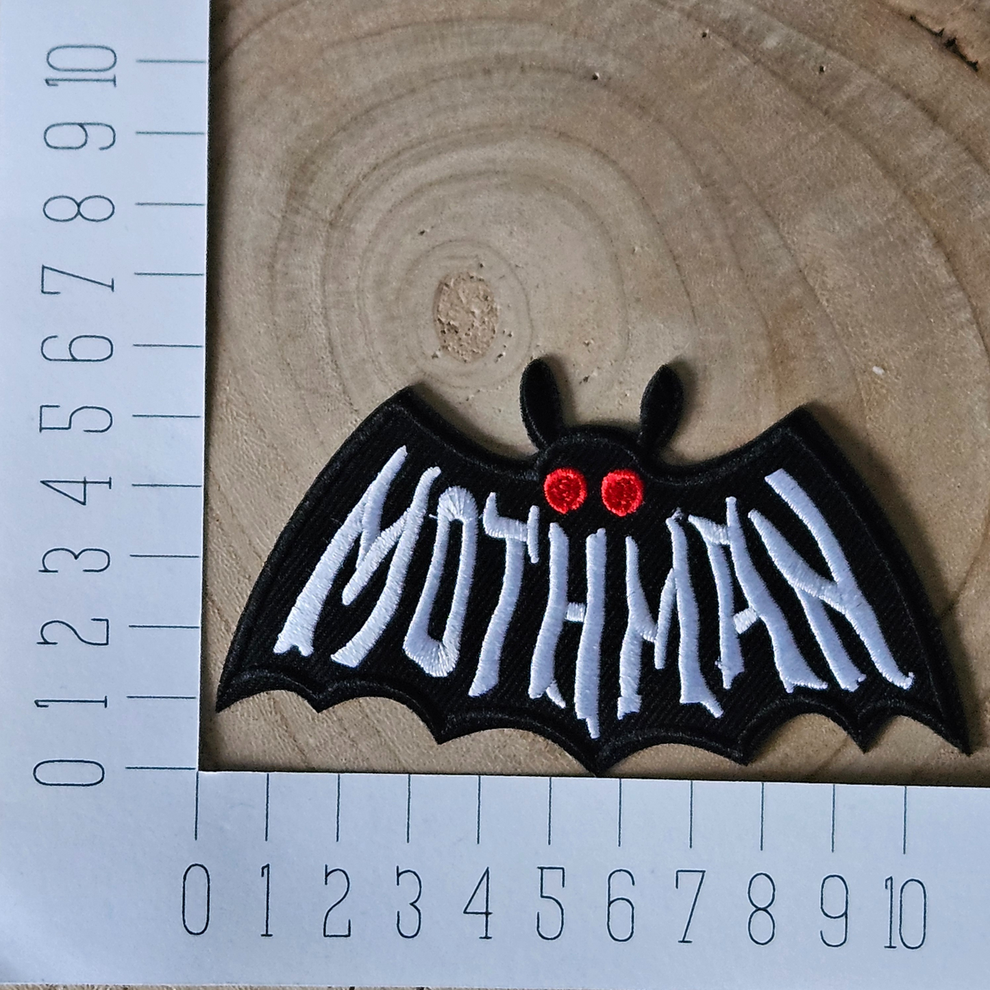 Strijk embleem - Iron on Patch - Vleermuis