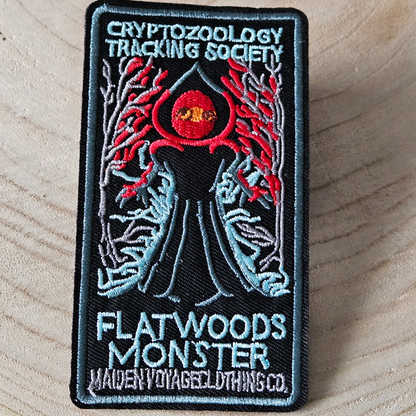 Strijk embleem - Iron on Patch - Flatwoods monster