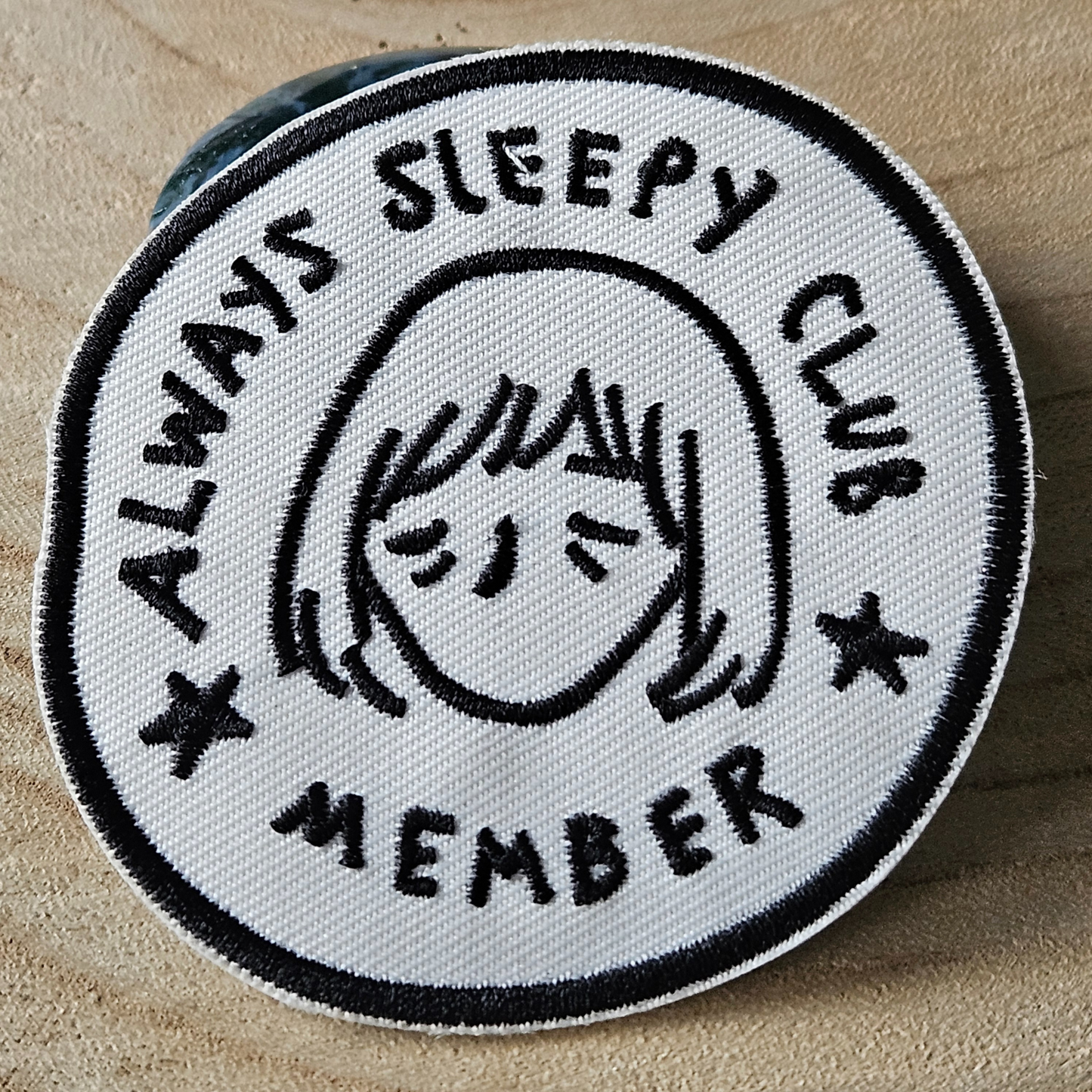 Strijk embleem - Iron on Patch - Always sleepy