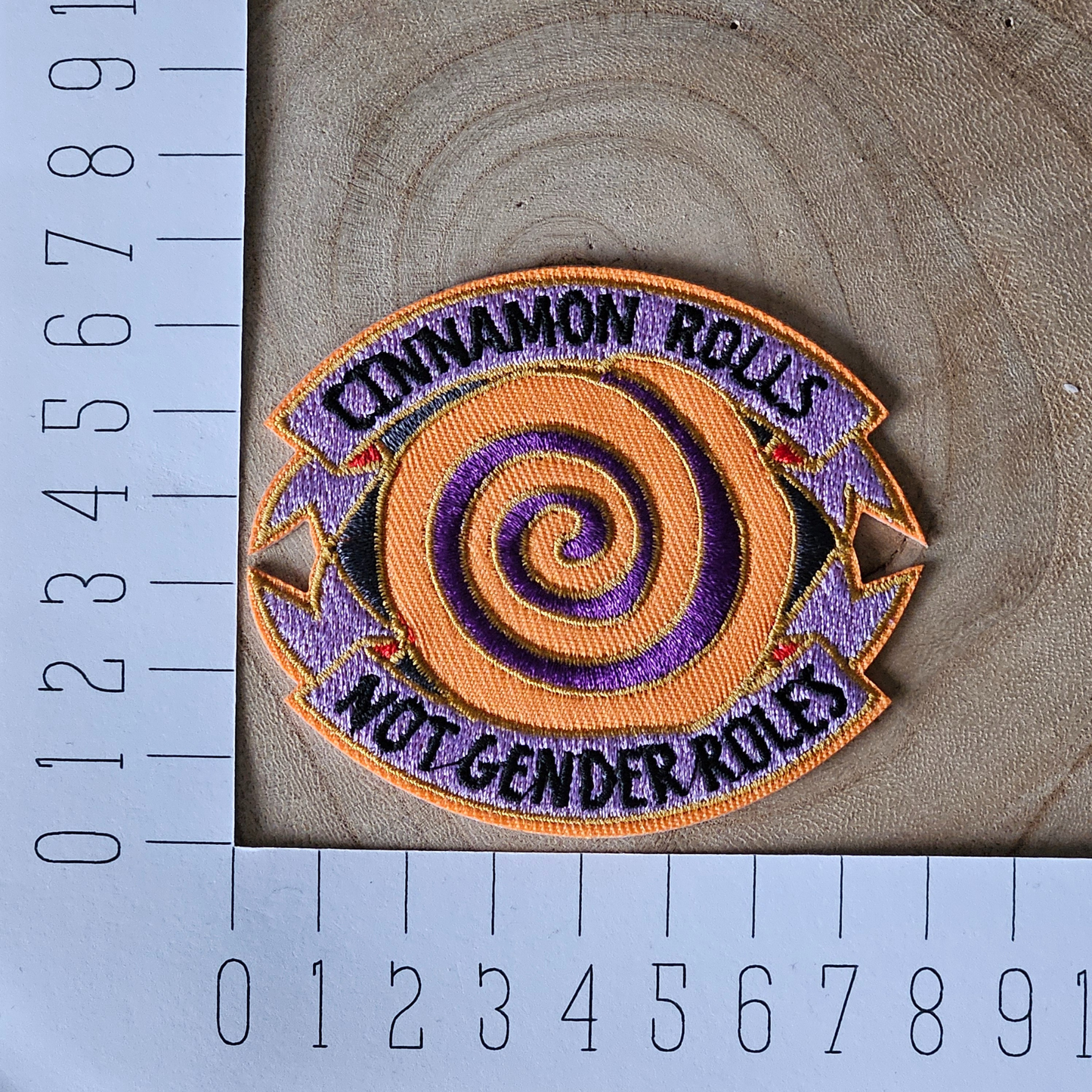Strijk embleem - Iron on Patch - Cinnamon Rolls
