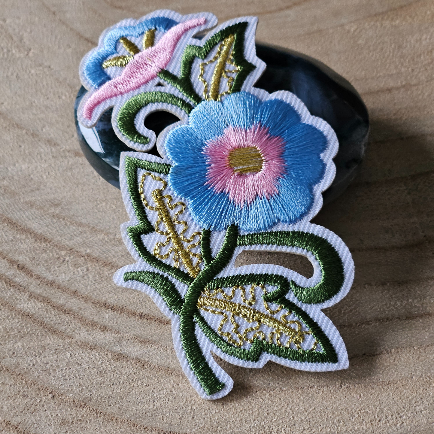 Strijk embleem - Iron on Patch - Bloemen