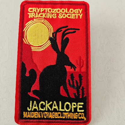 Strijk embleem  -  Iron on Patch - Jackalope
