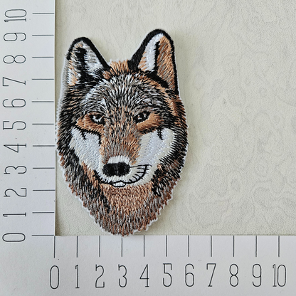 Strijk embleem  -  Iron on Patch - Wolf