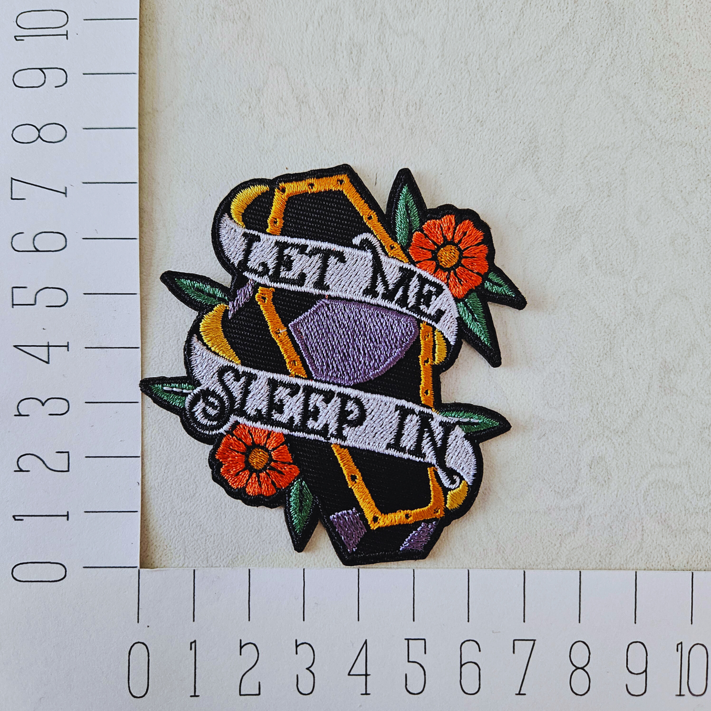 Strijk embleem  -  Iron on Patch - Kits - Let me sleep in