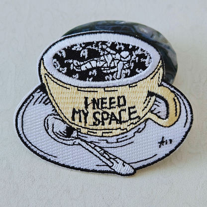 Strijk embleem  -  Iron on Patch - I need my space