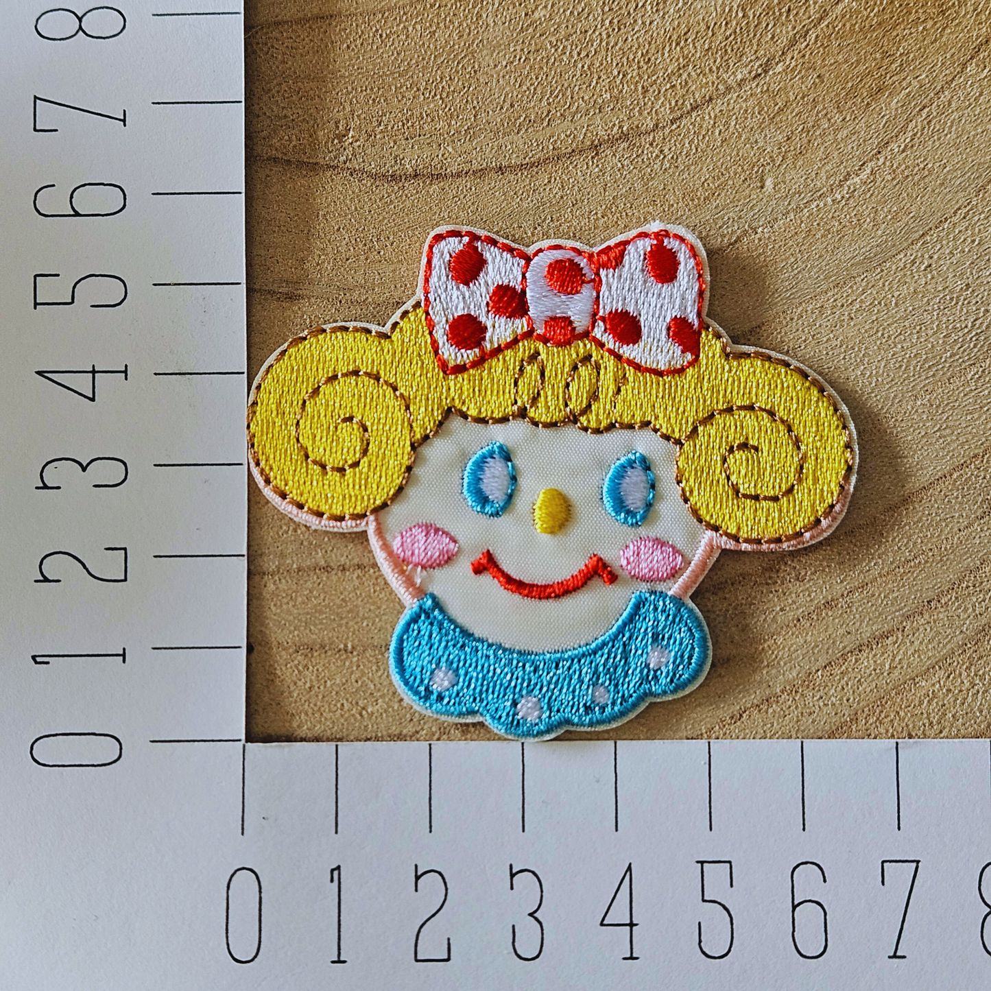 Strijk embleem  -  Iron on Patch - Clowntje