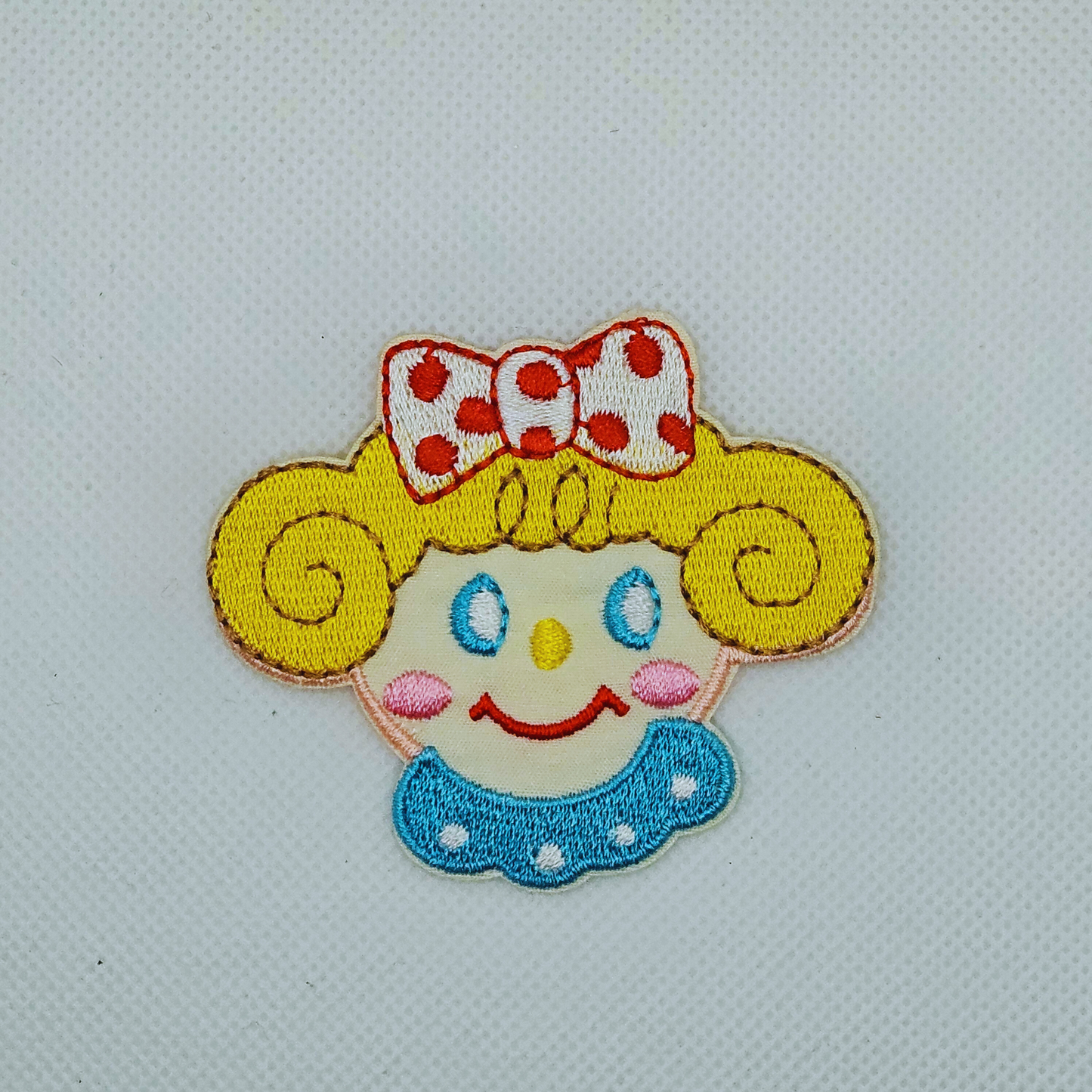 Strijk embleem  -  Iron on Patch - Clowntje