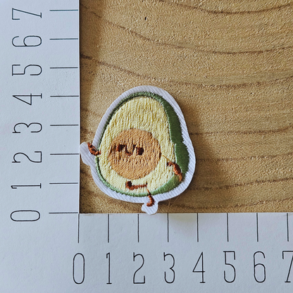 Strijk embleem  -  Iron on Patch - Avocado