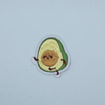 Strijk embleem  -  Iron on Patch - Avocado