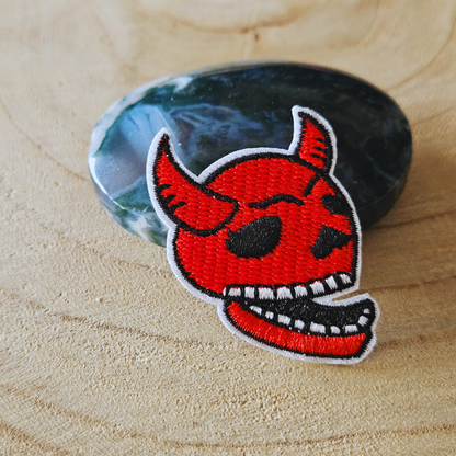 Strijk embleem  -  Iron on Patch - Duivel