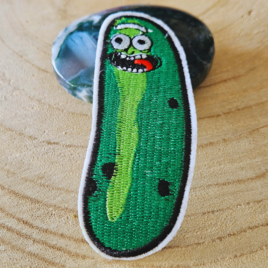 Strijk embleem  -  Iron on Patch - Augurk