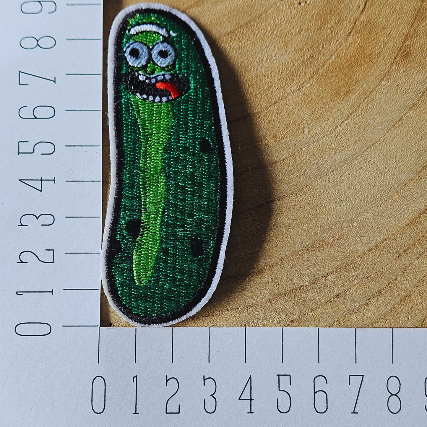 Strijk embleem  -  Iron on Patch - Augurk