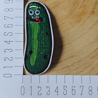 Strijk embleem  -  Iron on Patch - Augurk