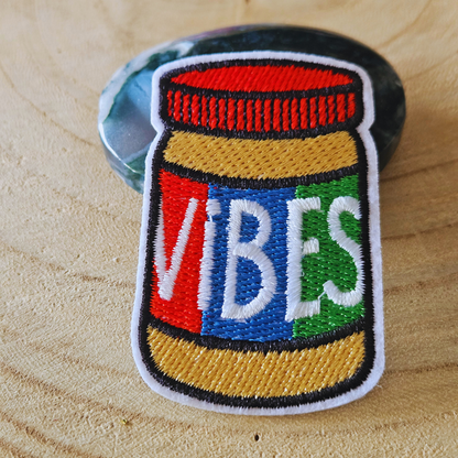 Strijk embleem  -  Iron on Patch - Vibes