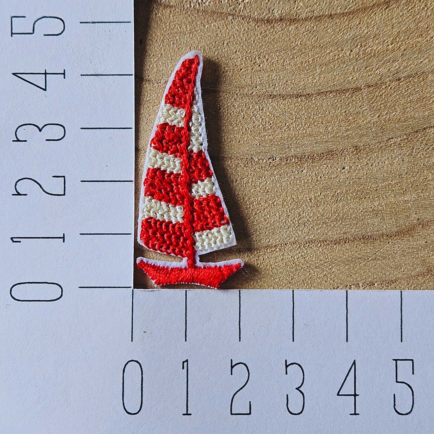 Strijk embleem  -  Iron on Patch - Bootje