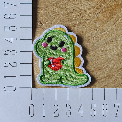 Strijk embleem  -  Iron on Patch - Dino