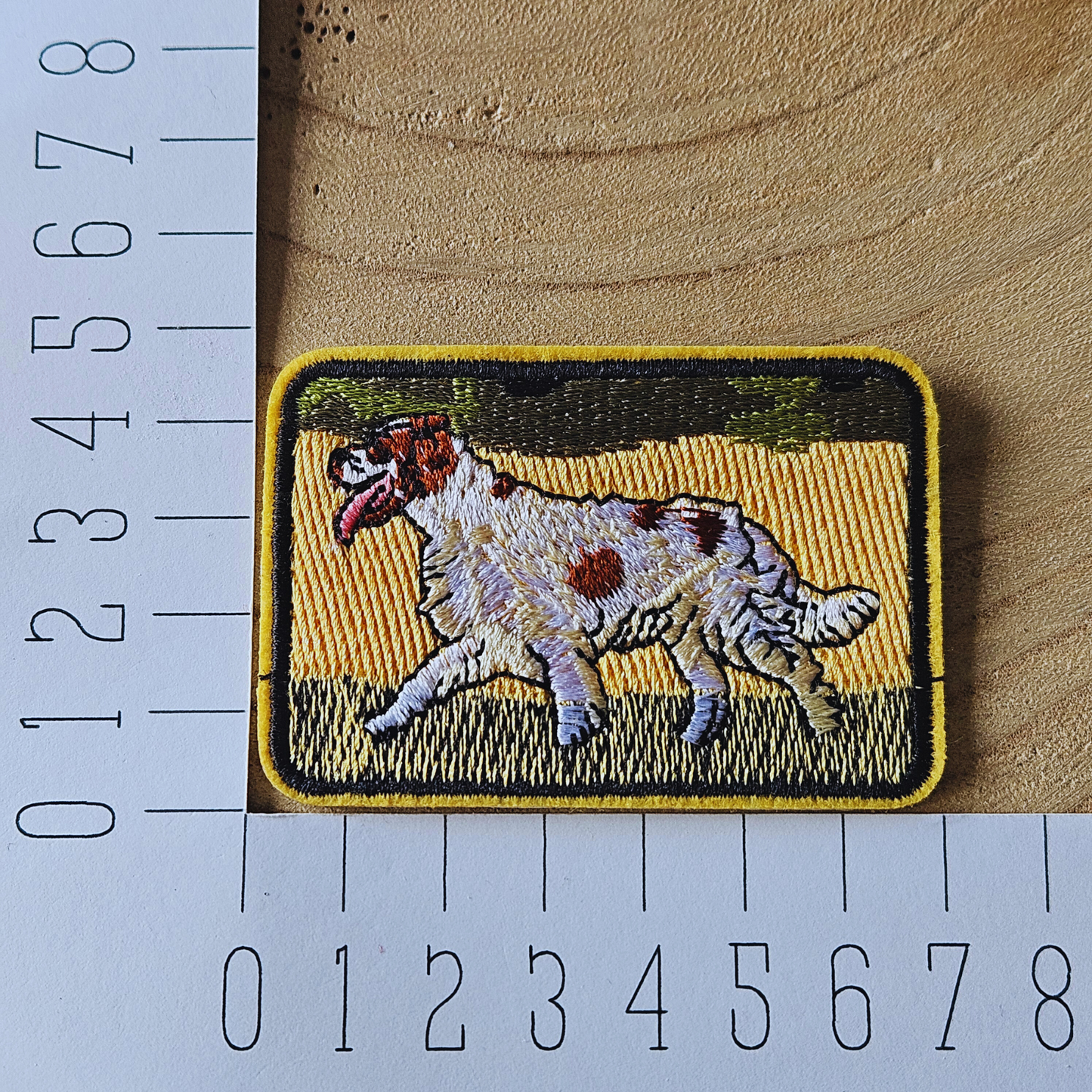Strijk embleem  -  Iron on Patch - Jachthond