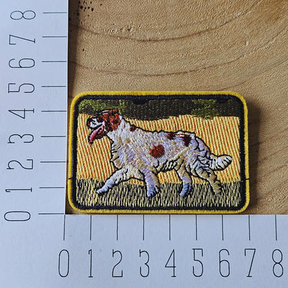 Strijk embleem  -  Iron on Patch - Jachthond