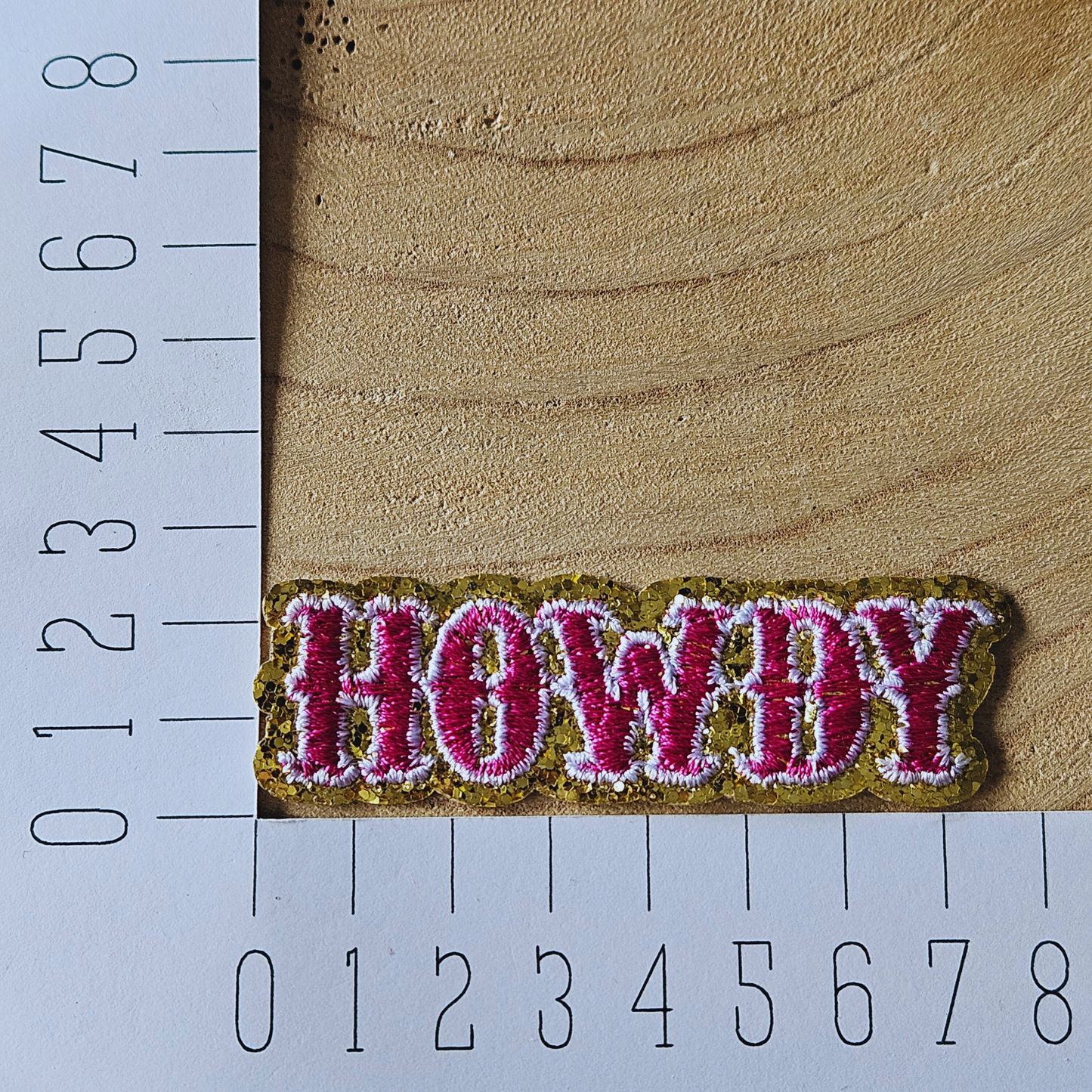 Strijk embleem  -  Iron on Patch - Howdy