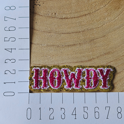 Strijk embleem  -  Iron on Patch - Howdy
