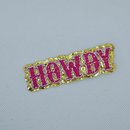 Strijk embleem  -  Iron on Patch - Howdy