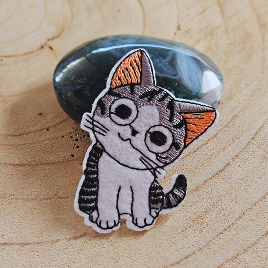 Strijk embleem  -  Iron on Patch - Kat