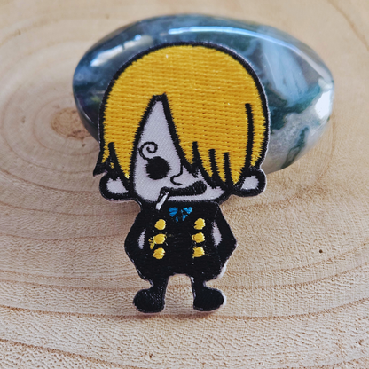 Strijk embleem  -  Iron on Patch - Blond jongetje