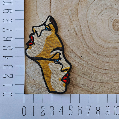Strijk embleem  -  Iron on Patch - 2 gezichten