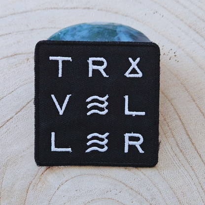 Strijk embleem  -  Iron on Patch - Traveler